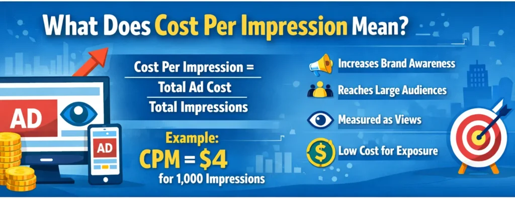 What Does Cost Per Impression Mean