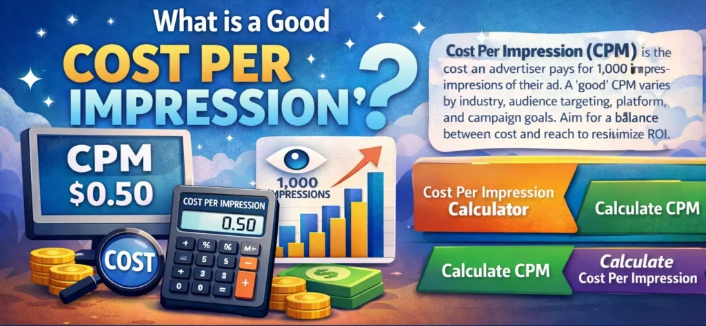 What Is a Good Cost Per Impression