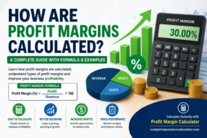 How are Profit margins calculated